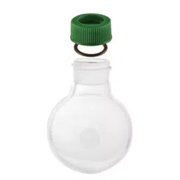 ABGIL Boiling Flask with Screw Cap Round Bottom 20 L Transparent Borosilicate Glass, FB-292-12-7