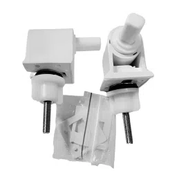 Elegant Casa 33x40 mm Plastic Toilet Seat Cover Hinges Diy Repair Replacement Kit for Kohler Type Only Wall Hung (Set of 2)-picture-14