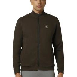 Van Heusen brown Solid Jackets-22