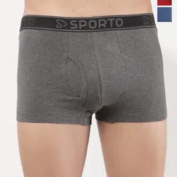 Sporto by Macho Men Pack Of 3 Short Trunks Sprto_Sprto_M1022-A(1)-Dnm(1)-R(1)-L-picture-17