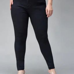 Miss Chase A+ Black Denim Slim Fit Jeans-image-96
