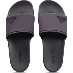 Adidas Men's ADILETTE COMFORT ELEVATED Purple Slides-27