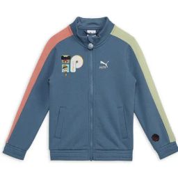 Puma Boys Blue Cotton Printed Jacket-image-59