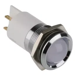 RS PRO Green, Red, Yellow Panel Mount Indicator 24V DC, Mounting Hole Size 22 mm, Termination Type Solder Tab, Model No 208942-2