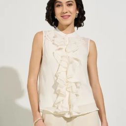 Honey By Pantaloons White Regular Fit Top-image-99