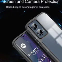 Karwan Motorola 50 Fusion 5G Shockproof Bumper Back Case image 3