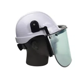 HEAPRO Face Shield without Helmet HDPE & Polycarbonate Black & Clear, FS-01-17