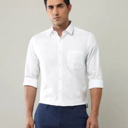 Arrow White Cotton Regular Fit Shirt-picture-2