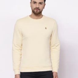 Red Tape Yellow Regular Fit Solid Sweatshirt-14