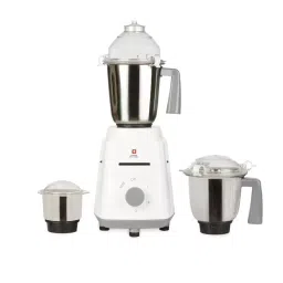 SWISS MILITARY Mixer Grinder with 3 Jars Magnifique Series 1000 W Plastic White Grey-image-5