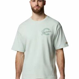 Columbia Green Regular Fit Printed Sports T-Shirt-image-54