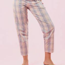 Enamor Blue Chequered Trackpants-picture-21