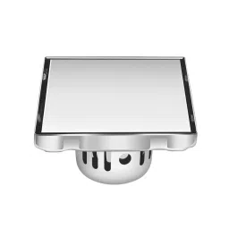 Sanjay Chilly Square Marble Floor Drainer with Cockroach Trap Silver 153 x 153 mm, ‎SCCT-STD-150-image-32