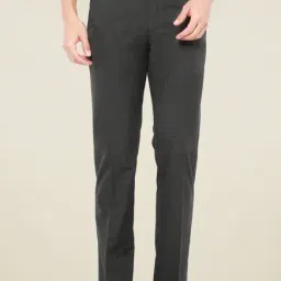 Van Heusen Dark Grey Slim Fit Trousers-picture-41