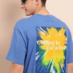 Mast & Harbour Men Floral Printed Oversized T-shirt-picture-18