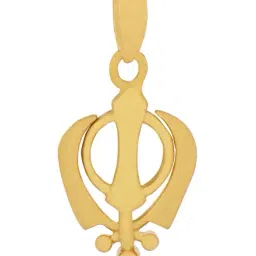PC Jeweller Khalsa 22 kt Gold Pendant without Chain-image-99