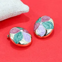 VAGHBHATT Floral Studs Earrings-image-39