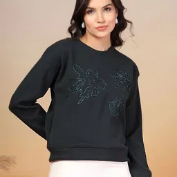 Juelle Women Printed Pullover Sweatshirt-image-99