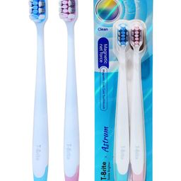 FunBlast Magnetic Gum Care Soft Bristles Manual Tooth Brush SetPack of 2 Multicolor-picture-2