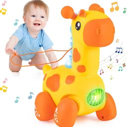 YAMAMA Musical Cute Pet Walking Giraffe Toys With Lights And Music Fun Babies Tummy Time Infant Crawling Toys For Kids (Pack of 1 Color May Vary)-picture-20