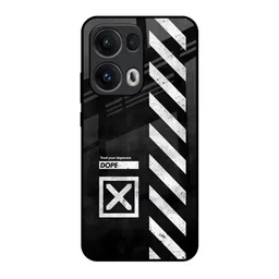 QRIOH Duality Design Printed Oppo Reno13 Pro 5G Glass Back Case Mobile Accessories-image-1