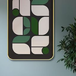 Myntra Elegant Homes Black & Green Wood Abstract Wall Art-image-37