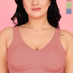 Curvy Love Pack of 3 Full Coverage Solid Bra-picture-36