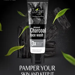 ZORDAN Set Of 2 Advanced Charcoal Face Wash - 120 ml Each image 4