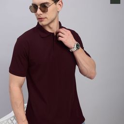 LUX PARKER Men Pack Of 2 Combed Cotton Polo Collar T-shirts-image-68