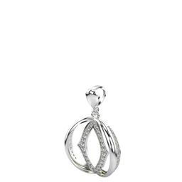 VALANOVA Women 18 Kt 925 Sterling Silver Pendant with Diamond 2.43gms-image-78