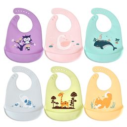 Ortis Adjustable Snap Button Bib With Crumb Catcher (Pack of 2) (Colour & Design May Vary) image 3