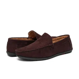 ARAMISH Men Perforations Suede Loafers-picture-14