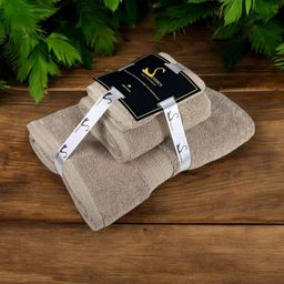 SENSES Brown 3 Cotton 670 GSM Bath Towel-image-81