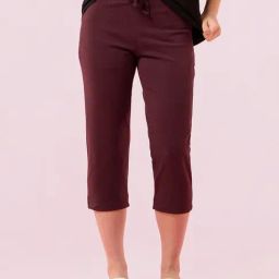 Enamor Brown Capris-image-10