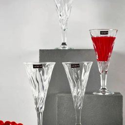 The Artment Transparent Glass Solid Wine Glass - Set of 4-image-72