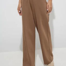 Studiofit by Westside Brown Cotton-Blend Track Pants-image-22