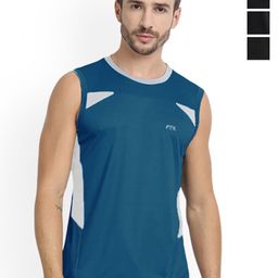 FTX Pack Of 4 Color Blocked Round Neck Gym Vests 709-2_709-6_709-12_709-15-L-image-94