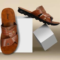 Paragon Men's Tan Casual Sandals-picture-41