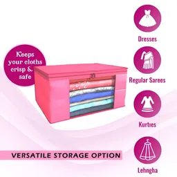 Aura Pink Set of 6 Regular Multi-Utility Organisers image 4