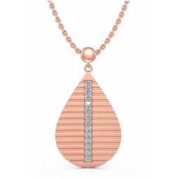 Joyalukkas 18k Rose Gold & Diamond Pendant with Chain for Women-image-96
