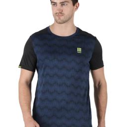 Rock.it Navy Round Neck Sports T-Shirt-image-36