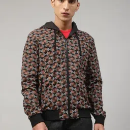 Antony Morato Multicolor Regular Fit Printed Reversible Jacket-2