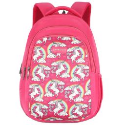 Lavie Sport Unicorn Rainbow 26L Printed School Backpack for Girls (Magenta)-21