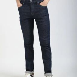 Calvin Klein Blue Cotton Slim Fit Jeans-image-78
