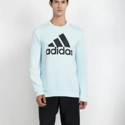 adidas Sky Blue Printed Sweatshirt-picture-6