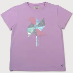 Gini & Jony Kids Purple Embellished Top-29