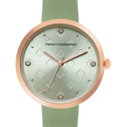 French Connection Green Dial Analog Watch For Women's - FCN00040G-image-0