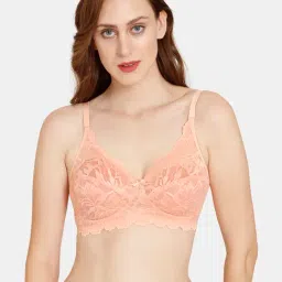 Rosaline by Zivame Coral Lace Full Coverage Double Layered Everyday Bra-image-84