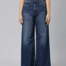 Go Colors! Blue Relaxed Fit High Rise Jeans-image-97