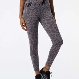 New Balance Grey Printed Sports Tights-image-24